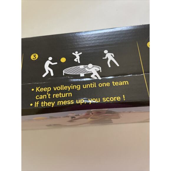 Fasies Roundnet Game Set Includes 3 Balls Net and Bag Open Box FUN OUTDOOR GAME - Picture 10 of 11